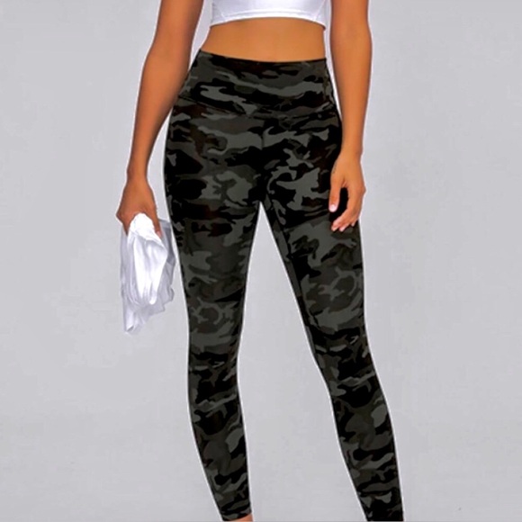 EXPRESS Camouflage legging pants lounge, exercise, run errands, lunch etc NEW L - Picture 11 of 12
